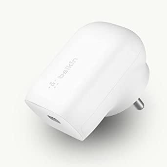 Belkin 30W PD USB C Wall Charger with PPS, USB-IF Certified PD 3.0 Fast Charging for iPhone, Samsung, Tablets and More