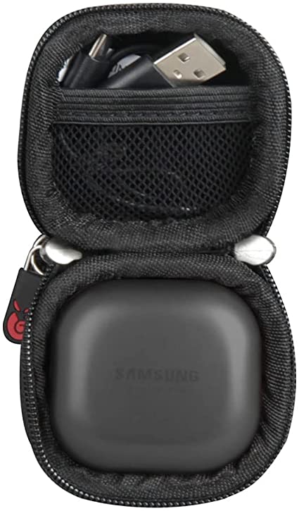 Hermitshell Travel Case for Samsung Galaxy Buds Live/Samsung Galaxy Buds Pro/Samsung Galaxy Buds 2 True Wireless Earbuds (Black)