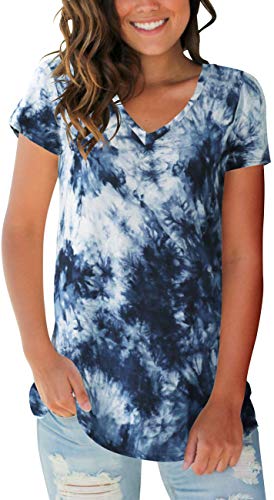 Womens Tops V Neck Tee Casual Short Sleeve and Long Sleeve T Shirts