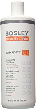 Bosley Bos Revive Volumizing Conditioner for Color Treated Hair, 33.8 Ounce