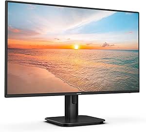 Philips 24E1N1100A - Monitor Full HD de 24 Pulgadas, Integrado Altavoz, Tiempo de Respuesta de 1 ms (1920x1080, 100 Hz, VGA, HDMI 1.4) Negro