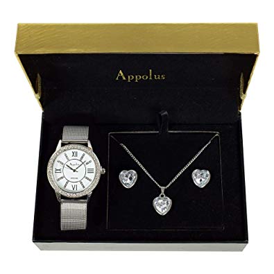 Appolus Gifts for Women Mom Girlfriend Wife Anniversary Birthday Gift-Watch Necklace Set