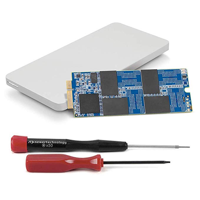 OWC 250GB Aura Pro 6G SSD and Envoy Pro Upgrade Kit for 2012-2013 MacBook Pro with Retina Display (OWCS3DAP12K250)