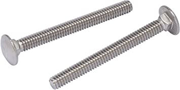 1/4"-20 X 2-1/2" (25pc) Stainless Carriage Bolt, 18-8 Stainless Steel