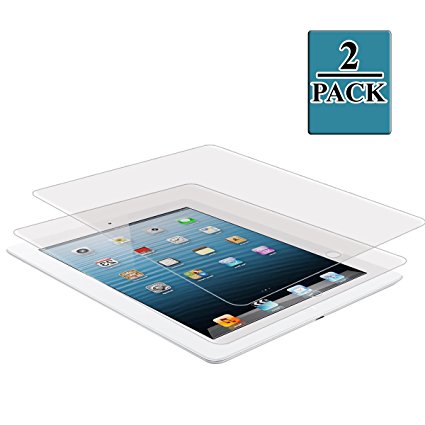 [2 Pack] Screen Protector for iPad 2 3 4, Bvanki® 9H Hardness 0.33mm Tempered Glass Screen Protector for Apple iPad 2/3/4 [3D Touch Compatible] [Lifetime Warranty]