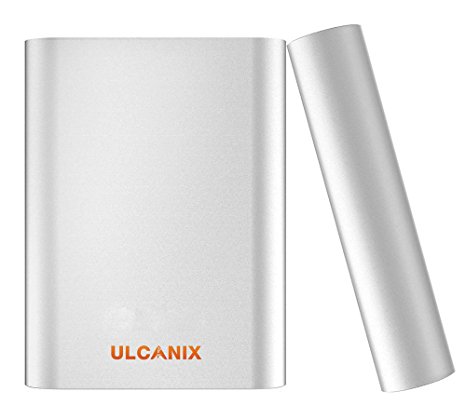Slim Power Bank by ULCANIX 10000 mAh–Quick Charge 2.0 Dual USB Portable Charger – 2X Faster - Incredible Smart External Battery Compatible with iPhone, Samsung Galaxy, HTC, Smartphones & Tablets