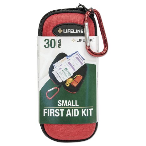 Lifeline 30-Piece First Aid Kit Red