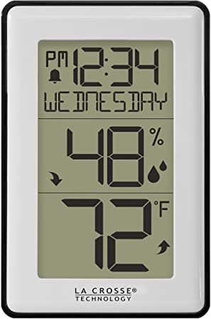 La Crosse Technology 308-1911 Indoor Temperature Station with Humidity alerts