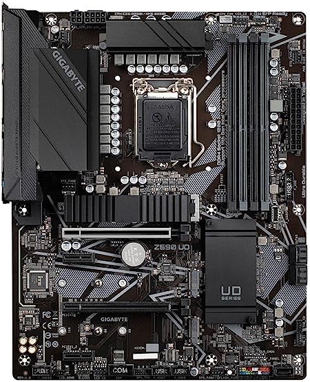 Gigabyte Ultra Durable Z590 UD Desktop Motherboard - Intel Chipset - Socket LGA-1200 - Intel Optane Memory Ready - ATX - Pentium Gold, Celeron, Core i5, Core i7, Core i9, Core i3 Processor Supported