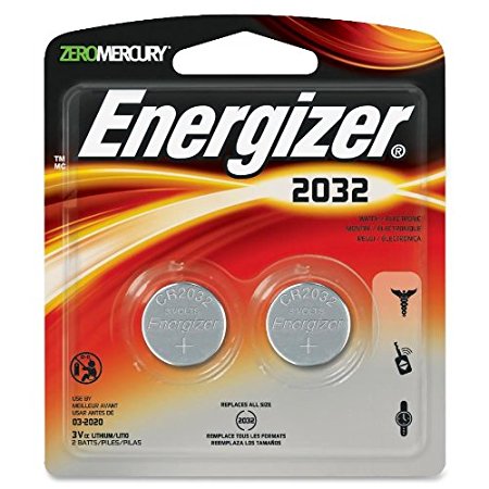 Eveready - Lithium Batteries,3.0 Volt,For CR2032/DL2032/LF1/2V,2/PK, Sold as 1 Package, EVE 2032BP2