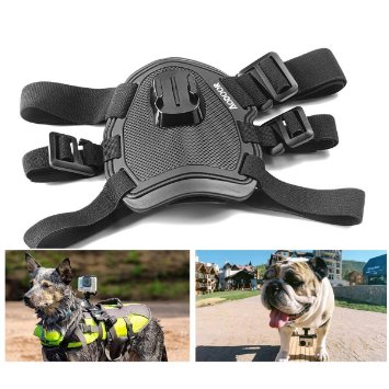 Aodoor Chest and Back Mount Dog or Pet Harness for Gopro Hero 4/ Go Pro 3 /3/2/1 Action Camera Sjcam Sj5000  Sj4000 Sport Cam Sony Camcorder