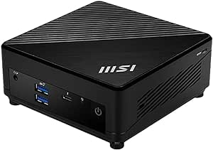 MSI Cubi 5 12M, 0.7L Mini PC, Intel Core i5-1235U, WiFi 6, BT 5.2, Duel LAN, Thunderbolt Type C, Black, Non-OS (12M-015BUS): Cubi 5 (BLK)