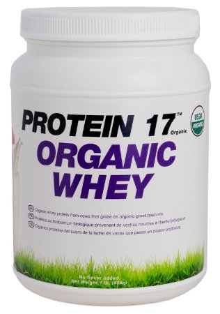Protein 17 Grass Fed Whey Protein  Organic Whey Protein Delicious Natural Flavor 1lb16oz454g