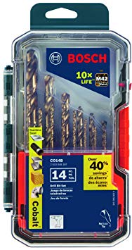 Bosch CO14B 14 Pc. Cobalt M42 Drill Bit Set