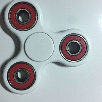 Holisouse Tri-Spinner Fidget Hand Spinner Toy Stress Reducer EDC Focus Toy Relieves ADHD Anxiety and Boredom Guarantee 3 min   Spin Time!