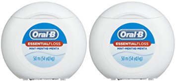 Oral B Essential Floss - Mint - 50 m - 2 pk