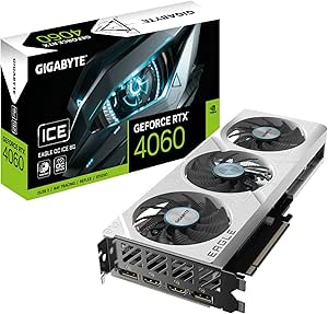 Gigabyte GeForce RTX 4060 Eagle OC Ice (8GB GDDR6/PCI Express 4.0/2505MHz/17000MHz)