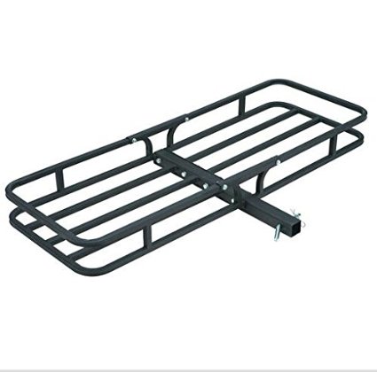 TruePower 29-2903 53" Hitch Mounted Steel Cargo Carrier Basket (500 Lb. Capacity)