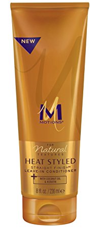 Motions Heat Styled Straight Finish Leave-In Conditioner, 8 oz