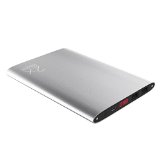 Solove Titan Power Bank 20000mAh Ultra Slim Dual USB Portable Charger External Battery Pack for iPhone 6S 6 Plus iPad Air 2 Mini 4 Galaxy S6 Nexus 6P HTC and Android Smart Devices Silver