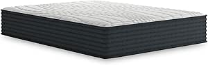 Signature Design by Ashley Hybrid 1200 12 Inch Firm Moisture Wicking Mattress with Charcoal-Infused Gel Memory Foam and Edge Support for Pressure Relief and Temperature Regulating, Queen