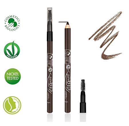 PUROBIO - Eye and Eyebrow Pencil- 07 Brown Taupe - Organic, Vegan, Nickel Tested, made in Italy