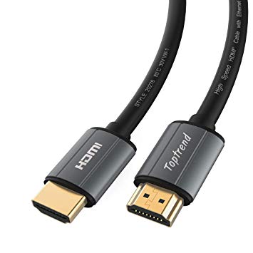 4K HDMI Cable 35ft-HDMI 2.0 Cable 1080p, 3D, 2160p, 4K UHD, HDR, Ethernet and Audio Return(ARC)-CL3 for in-Wall installation-26AWG HDMI Cord for HDTV, Xbox, Blue-ray Player, PS3, PS4, PC, TV