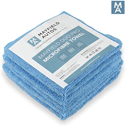 MA Microfibre Polishing Cloths x 5 - Car Cleaning, Detailing, Drying Towel, Waxing (5)