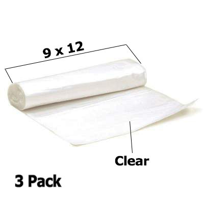 Tapix 9' X 12' Plastic Drop Cloth • Protection For Painting & Storage • 108 Square Foot • 1.0 mil Thickness • 3 Rolls