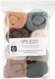 12 Wool Roving 8-Pack Furry Friends 2oz