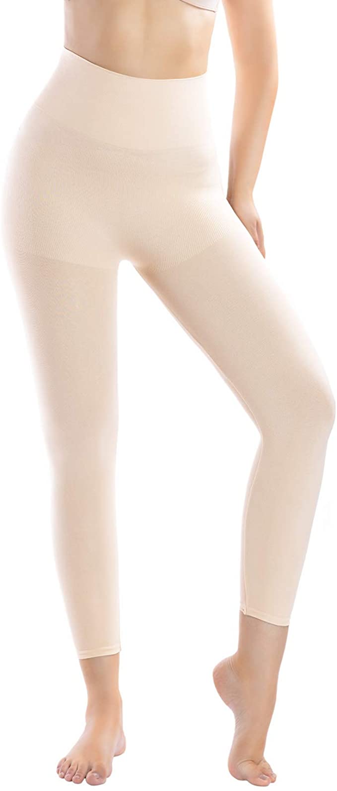 MD Women's High Waist Target Firm Control Shapewear Compression Slimming Leggings