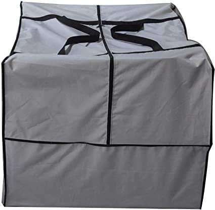 acoveritt Outdoor Square Cushion/Cover Storage Bag, Protective Zippered Storage Bags with Handles, 32''L x 32''W x 24''H