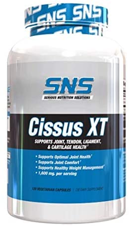 Serious Nutrition Solution Cissus XT Capsules, 1,500mg, 120-Count