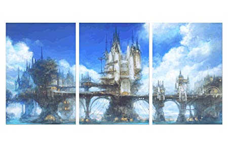 Printing Pira Final Fantasy XIV Limsa Lominsa set of 3 Posters Prints - PS4 XBOX 360 PC (16x24)