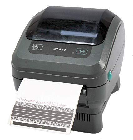Zebra ZP 450 ZP450-0201-0000A Direct Thermal Barcode Label Printer Network USB Peeler 203dpi