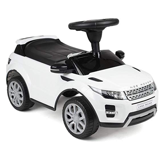 Licensed Range Rover Ride On Car, Kids Foot To Floor, Toddler Evoque SUV, Sound Effects, Under Seat Storage