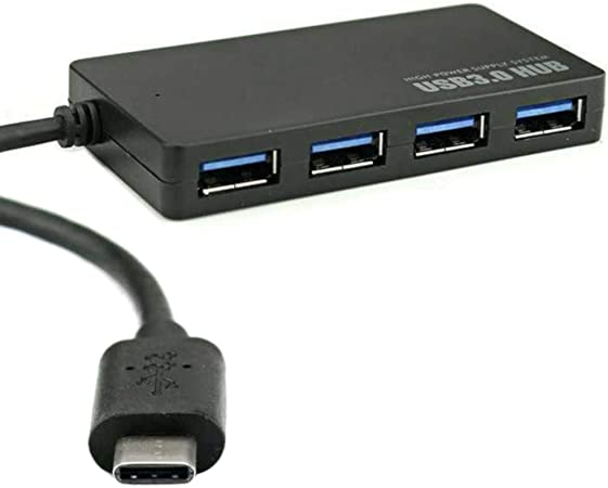 Protronix 4 Port USB 3.1 Gen 1 Type-C to 4X Type-A Hub