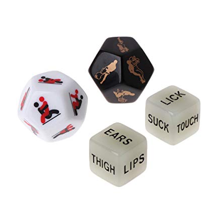 Wytinug Funny Party Fun Dice Bachelor Party Couple Dice Novelty Gift