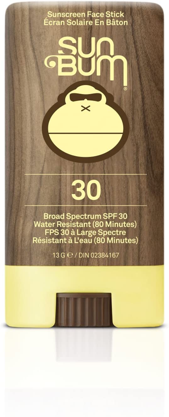 Sun Bum Premium Sunscreen Face Stick, SPF 30, 1 Count, Broad Spectrum UVA/UVB Protection, Paraben Free, Gluten Free, Oil Free