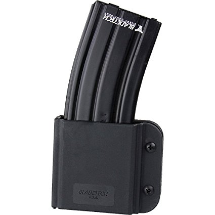 Blade Tech Revolution AR-15/M4 Single Mag Vertical Pouch with Tek Lok for Right Hand (Black)