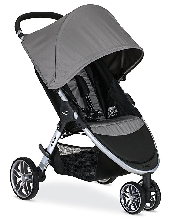 Britax U781922 2017 B-Agile 3 Stroller, Steel