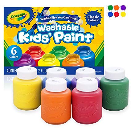 Crayola Washable Kids Paint, Pack of 6