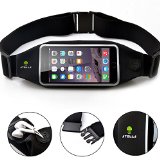 ATOLLA Sports Running and Fitness Phone Waist Pack Belt for iPhone 6S 6 5S 5 Galaxy S6 Edge S6 S5 S4 for the Phone Under 51 inches