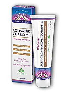 HERITAGE PRODUCTS - Activated Charcoal Toothpaste Mint 5.1 OZ