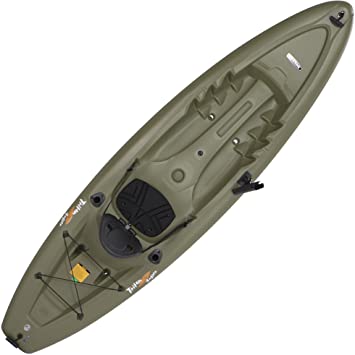 Lifetime Triton Angler 100 Fishing Kayak, Olive Green