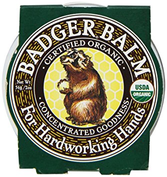 Badger Balm for Hard Working Hands Certified Organic Concentrated Goodness 56g