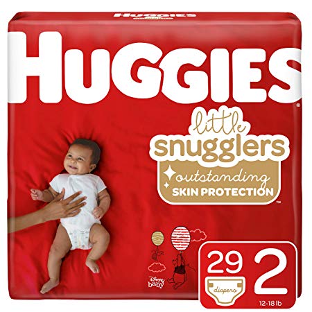 Huggies Little Snugglers Baby Diapers, Size 2, 29 Count