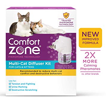 Comfort Zone Multicat Cat Calming Diffuser Kit