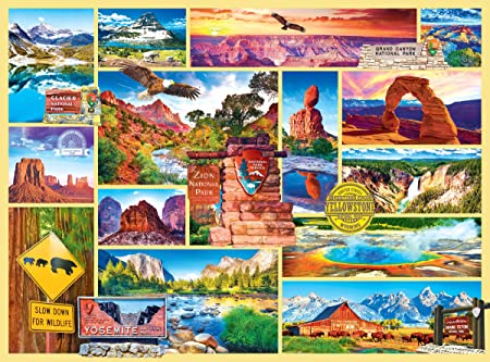 Puzzle Collector 1000 Piece Puzzle- US National Parks
