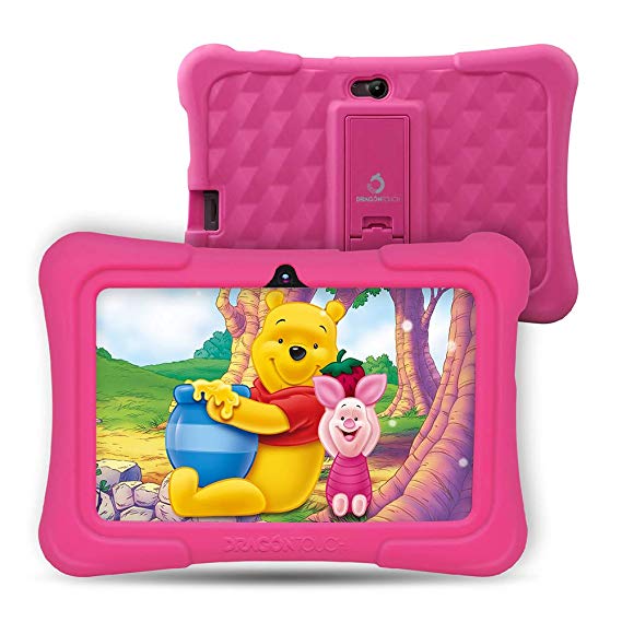 [Upgraded] Dragon Touch Y88X Pro 7" Kids Tablet, 2GB RAM 16GB Android 9.0 Tablets, Kidoz Pre-Installed with All-New Disney Content WiFi Only - 2019 New Model - Pink